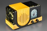 Catalin Addison 2 Waterfall Radio in Dark Green + Yellow