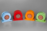 Great Set of 4 Small Catalin Speakers - Vibrant Colors