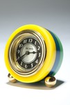 Laminated Catalin New Haven Clock - Incredible Colors