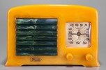 Fada 5F50 Catalin Radio in Yellow + Blue - Great
