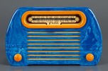 Fada 652 Temple Catalin Radio in Highly Swirled Lapis Lazuli - Rare