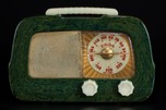 Fada Model 711 ’Dip-Top’ Catalin Radio in Blue + Ivory