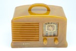 FADA Catalin L-56 Radio in Incredible Translucent Onyx - All Original