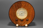 Deco Federal 159 ’Circle’ Walnut Radio - Simple Elegant Design