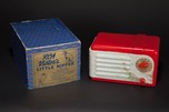 RCA 9-SX ’Little Nipper’ Red Plaskon + Beetle Plastic w/ Original Box