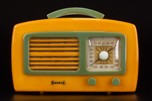 Sonora KM ’Coronet’ Catalin Radio in Yellow + Green