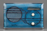 Metallic Blue Front Sparton ’Cloisonné’ Model 500C Catalin Radio