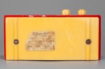 Addison 2 ’Waterfall’ Catalin Radio in Light Yellow + Red