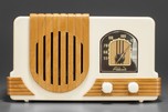 Addison 2 Waterfall Bakelite Radio - Ivory + Peanut Butter