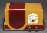 Addison 2 Waterfall Bakelite Radio - Peanut Butter + Maroon