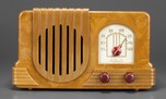 Addison 2 Waterfall Bakelite Radio - Peanut Butter