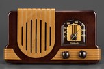 Addison 2 Waterfall Bakelite Radio - Brown + Peanut Butter