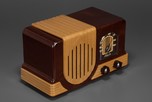 Addison 2 Waterfall Bakelite Radio - Brown + Peanut Butter