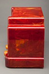 Red + Yellow Catalin Art Deco Addison 5 &rdquo;Courthouse&rdquo; Radio
