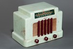 Addison 5 Catalin Radio &rsquo;Courthouse&rsquo; Pistachio + Plum - Stunning
