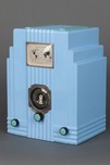 Air King ’Skyscraper’ Radio Model 66 in Blue - Harold Van Doren