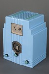 Air King ’Skyscraper’ Radio Model 66 in Blue - Harold Van Doren