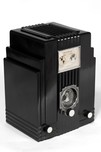 Air King ’Skyscraper’ Radio Model 66 in Black - Harold Van Doren