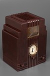 Air King ’Skyscraper’ Radio Model 66 in Marbleized Brown - Harold Van Doren