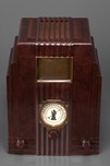 Air King ’Skyscraper’ Radio Model 66 in Marbleized Brown - Harold Van Doren