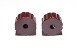 Air King &rdquo;Duchess&rdquo; A-600 Catalin Radio Knobs - Original Maroon Pair