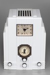 Air King ’Skyscraper’ Model 66 radio in Pure White - Harold Van Doren