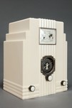 Air King &rdquo;Skyscraper&rdquo; Radio Model 66 in Ivory - Harold Van Doren