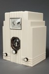Air King &rdquo;Skyscraper&rdquo; Radio Model 66 in Ivory - Harold Van Doren