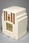 Air King ‘Skyscraper’ 770 Radio in Ivory Plaskon - Rare 1937 Deco Design