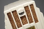 Air King ‘Skyscraper’ 770 Radio in Ivory Plaskon - Rare 1937 Deco Design