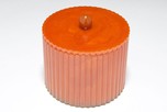 Wonderful Fluted Catalin Art Deco Powder Box