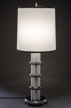 Machine Age Bakelite + Aluminum Table Lamp