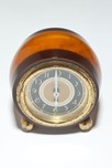 Catalin Barrel Shaped Laminated New Haven Art Deco Clock
