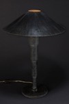 Great Machine Age Tiered Table Lamp with Crystalline Finish