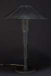Great Machine Age Tiered Table Lamp with Crystalline Finish
