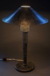 Great Machine Age Tiered Table Lamp with Crystalline Finish