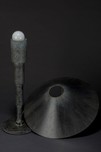 Great Machine Age Tiered Table Lamp with Crystalline Finish