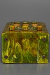 Stunning Highly Swirled Green Emerson AU-190 Catalin Tombstone Radio