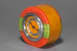 Great 3-Color Laminated Catalin Bakelite Clock