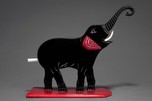 Figural Bakelite Catalin Elephant Cigarette Dispenser