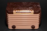 Bendix 114 Deco Plastic Radio Swirled Brown + Tan