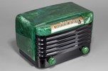 Highly Marbleized Jadeite Green Bendix 526C Catalin Radio