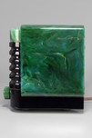 Highly Marbleized Jadeite Green Bendix 526C Catalin Radio