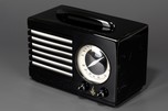 Striking Jet Black Catalin Emerson ’Aristocrat’ Radio