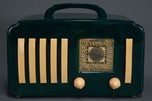 Catalin Emerson EP-375 &rdquo;5+1&rdquo; Radio in Lapis Lazuli Blue with Handle