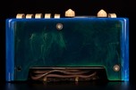 Emerson EP-375 ’5+1’ Catalin Radio in Lapis Lazuli Blue with Handle