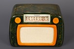 Lapis-Lazuli Blue Sentinel 284-NB Catalin ’Outline’ Grill Radio - Rare