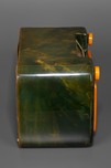 Lapis-Lazuli Blue Sentinel 284-NB Catalin ’Outline’ Grill Radio - Rare