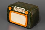 Lapis-Lazuli Blue Sentinel 284-NB Catalin ’Outline’ Grill Radio - Rare