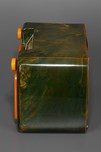 Lapis-Lazuli Blue Sentinel 284-NB Catalin ’Outline’ Grill Radio - Rare